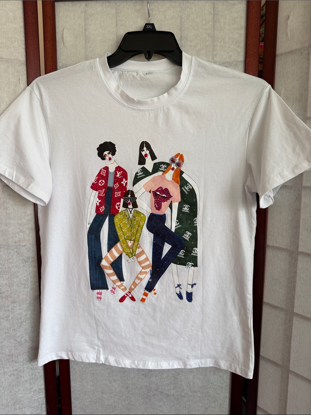 Designer Parody Lux Brands Tshirt Size M